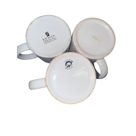 Set Of 3 "Mom" Themed Ceramic Coffee Mugs - Picture 9 of 13